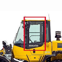 Стекло кабины двери Komatsu WA180/WA250